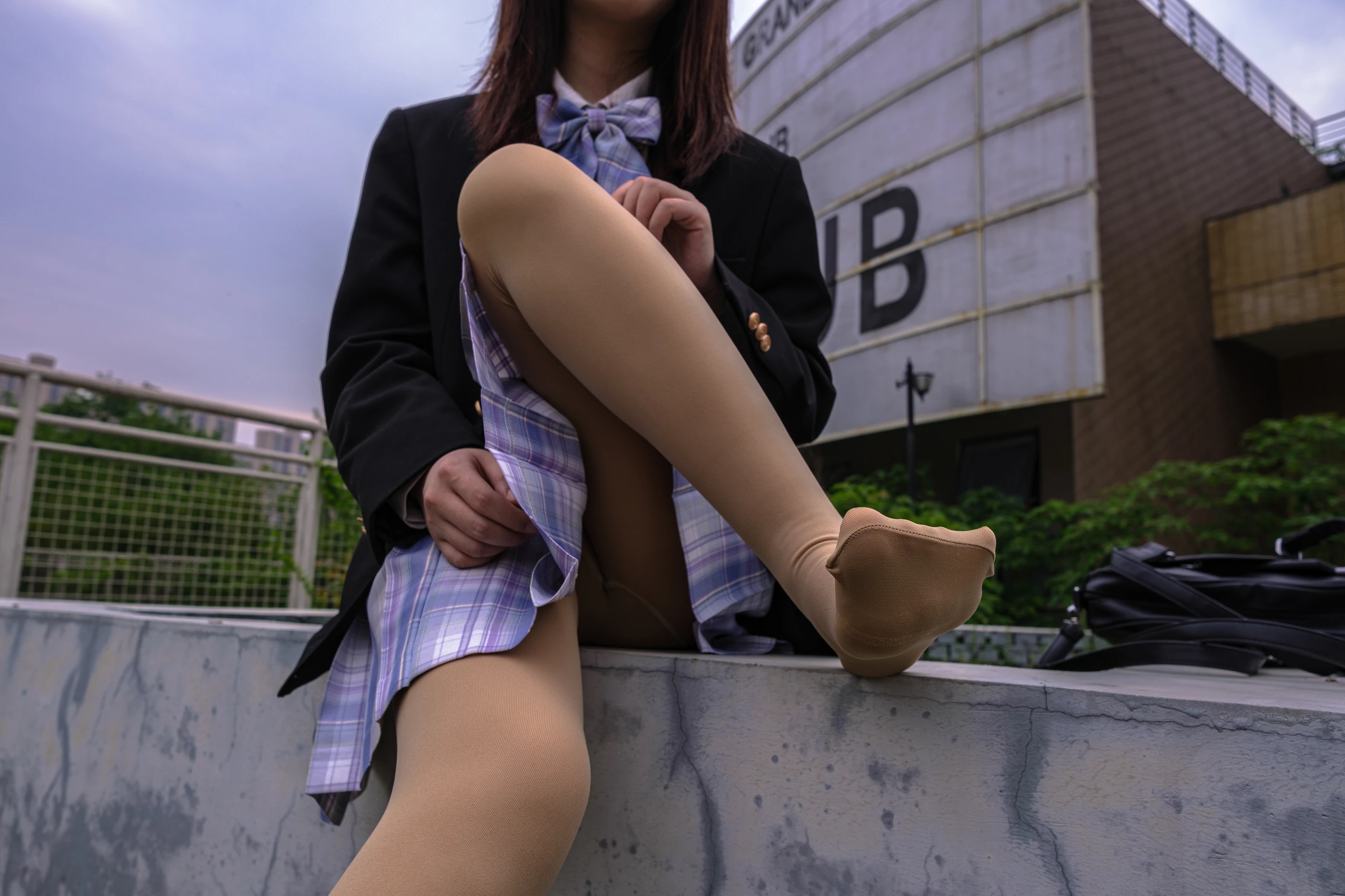 森萝财团 月下001 小夜 肉丝 300D 真空 [76P]插图4